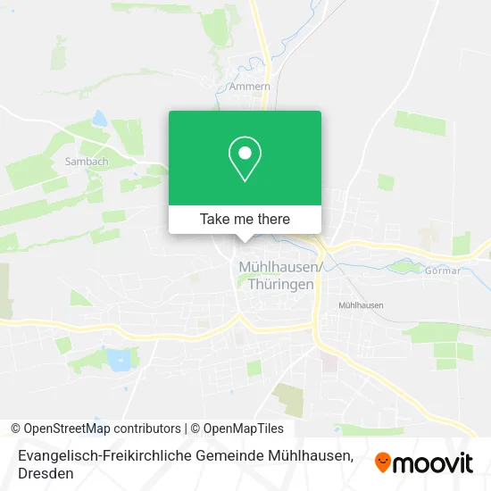 Карта Evangelisch-Freikirchliche Gemeinde Mühlhausen