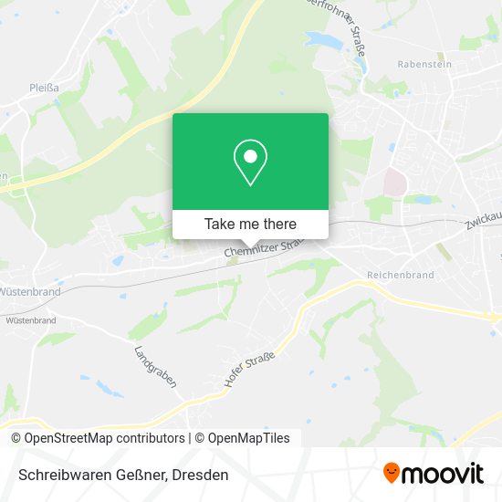 Карта Schreibwaren Geßner