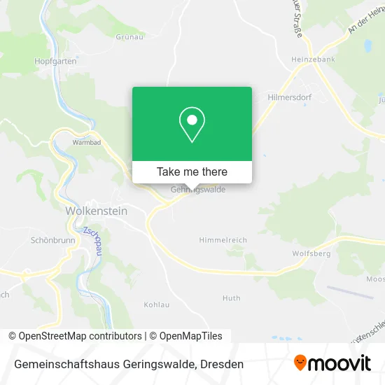 Карта Gemeinschaftshaus Geringswalde