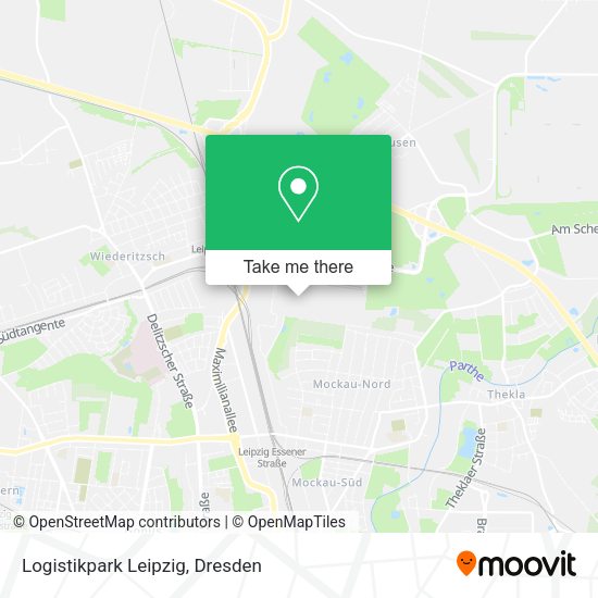 Карта Logistikpark Leipzig