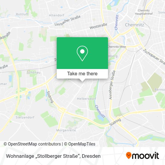 Карта Wohnanlage „Stollberger Straße“