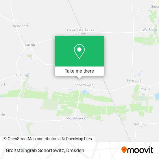 Карта Großsteingrab Schortewitz