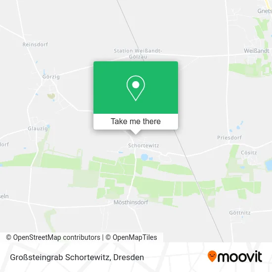Карта Großsteingrab Schortewitz