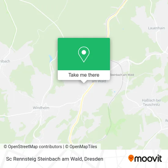 Карта Sc Rennsteig Steinbach am Wald