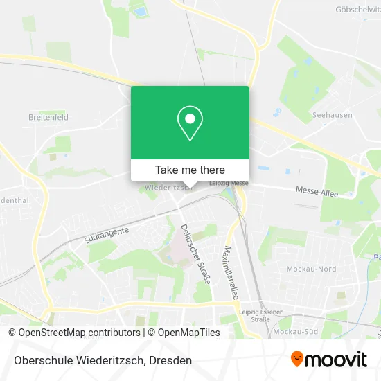 Карта Oberschule Wiederitzsch