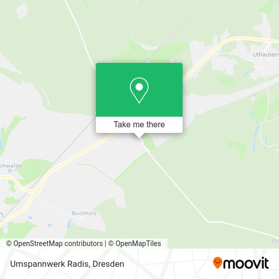Карта Umspannwerk Radis