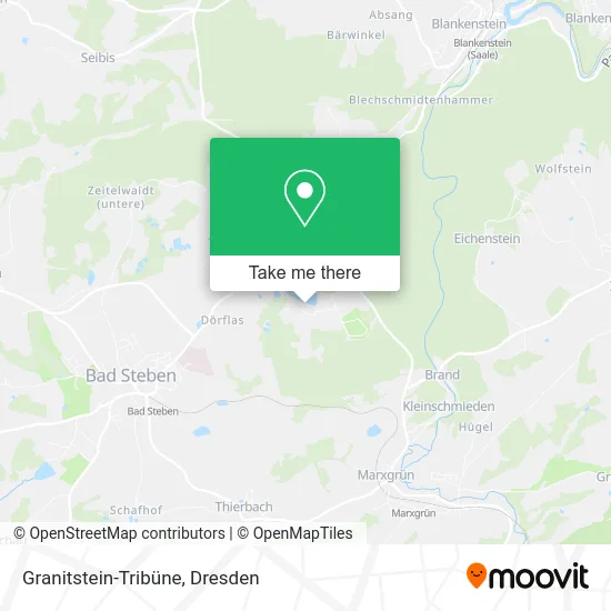 Карта Granitstein-Tribüne