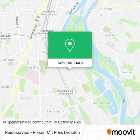 Карта Reiseservice - Reisen Mit Flair