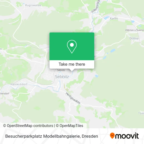 Карта Besucherparkplatz Modellbahngalerie