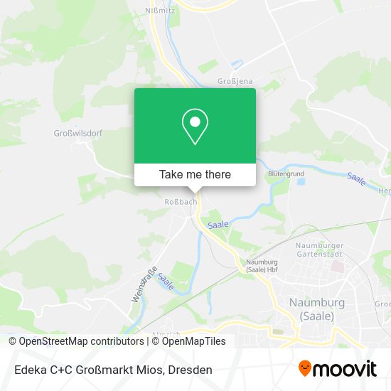Карта Edeka C+C Großmarkt Mios