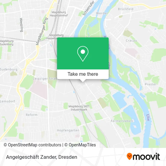 Карта Angelgeschäft Zander