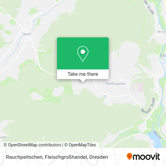 Карта Rauchpeitschen, Fleischgroßhandel