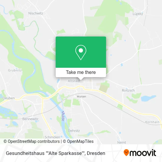 Карта Gesundheitshaus ""Alte Sparkasse""