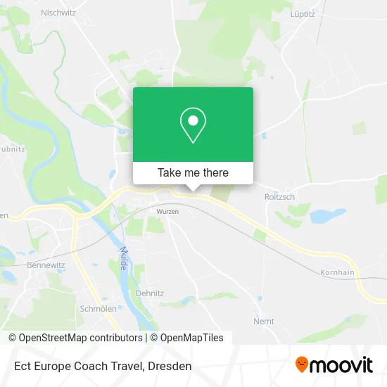 Карта Ect Europe Coach Travel