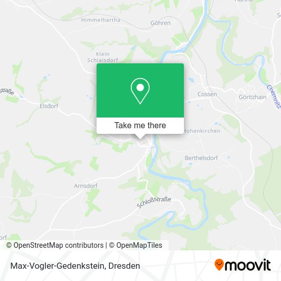 Карта Max-Vogler-Gedenkstein