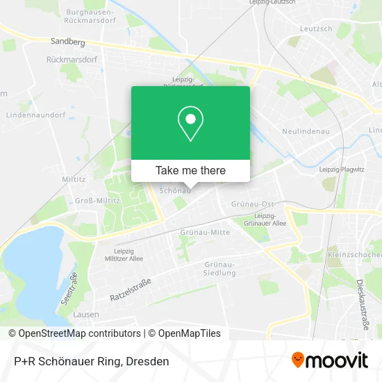 Карта P+R Schönauer Ring