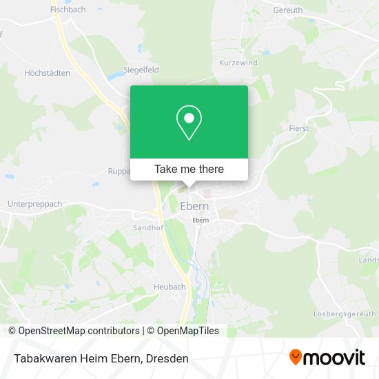 Карта Tabakwaren Heim Ebern