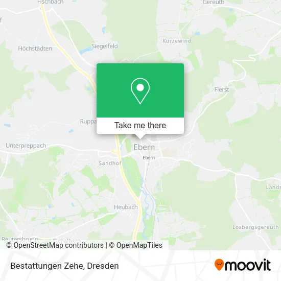 Карта Bestattungen Zehe