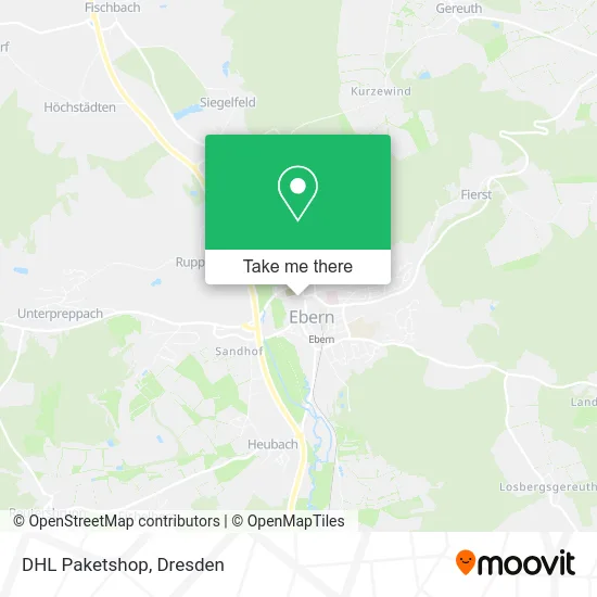 Карта DHL Paketshop