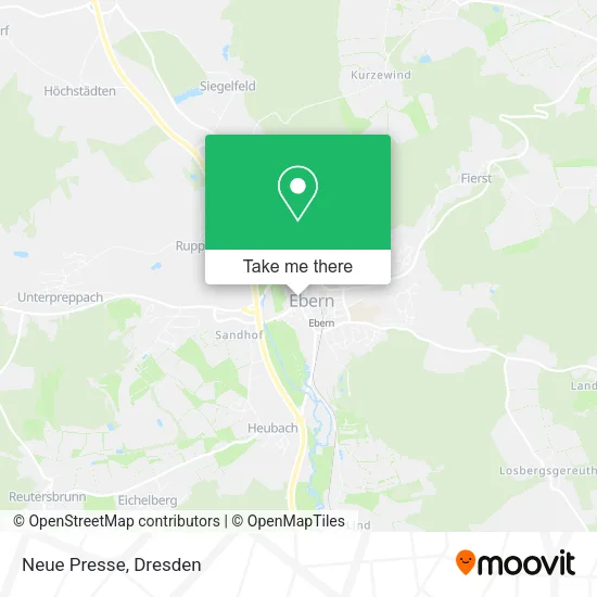 Карта Neue Presse