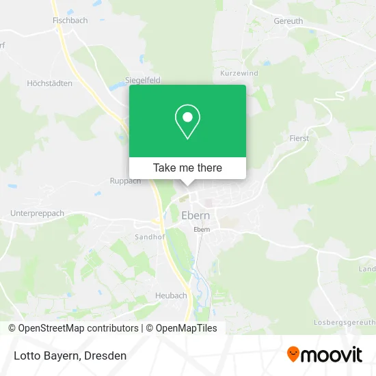 Карта Lotto Bayern