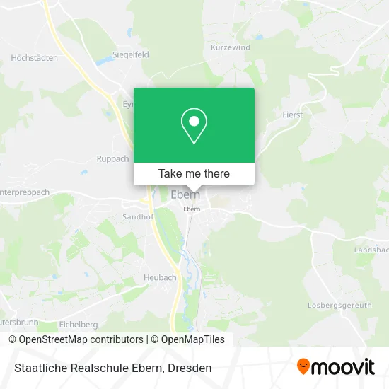 Staatliche Realschule Ebern map