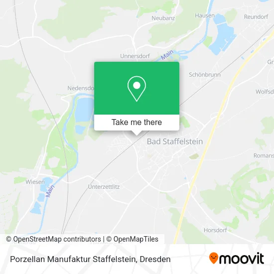 Карта Porzellan Manufaktur Staffelstein
