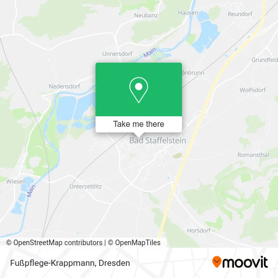 Карта Fußpflege-Krappmann