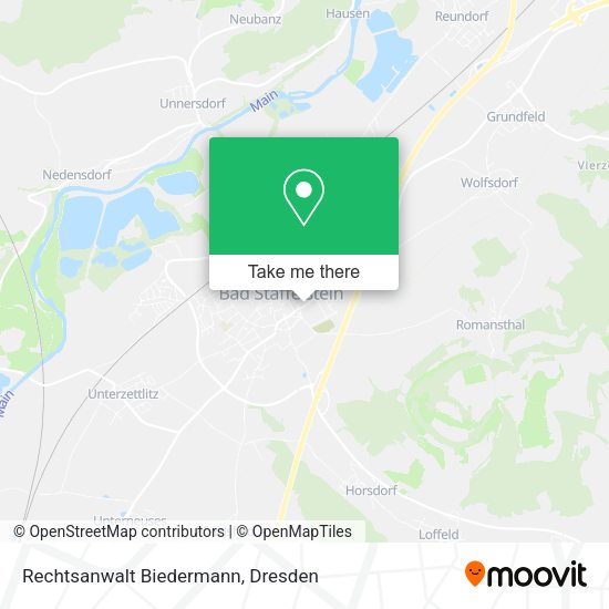 Карта Rechtsanwalt Biedermann