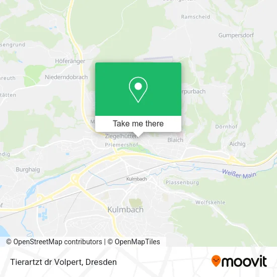 Карта Tierartzt dr Volpert