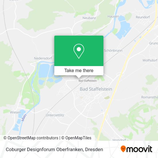 Карта Coburger Designforum Oberfranken
