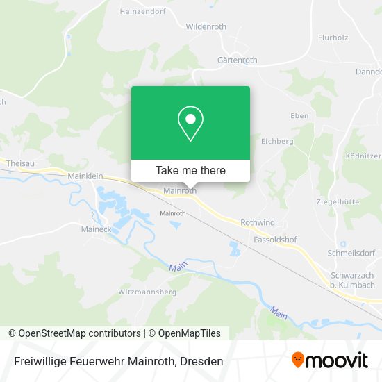 Карта Freiwillige Feuerwehr Mainroth