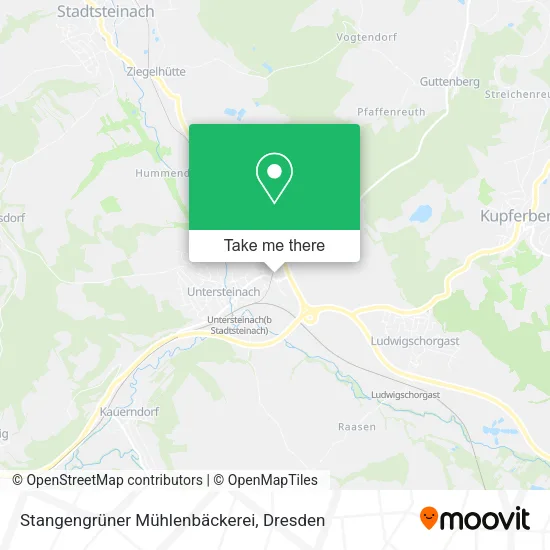 Карта Stangengrüner Mühlenbäckerei