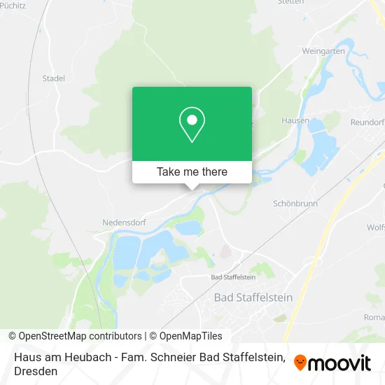 Карта Haus am Heubach - Fam. Schneier Bad Staffelstein