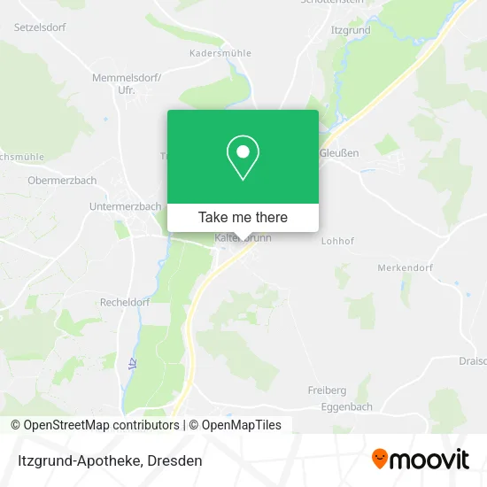 Карта Itzgrund-Apotheke