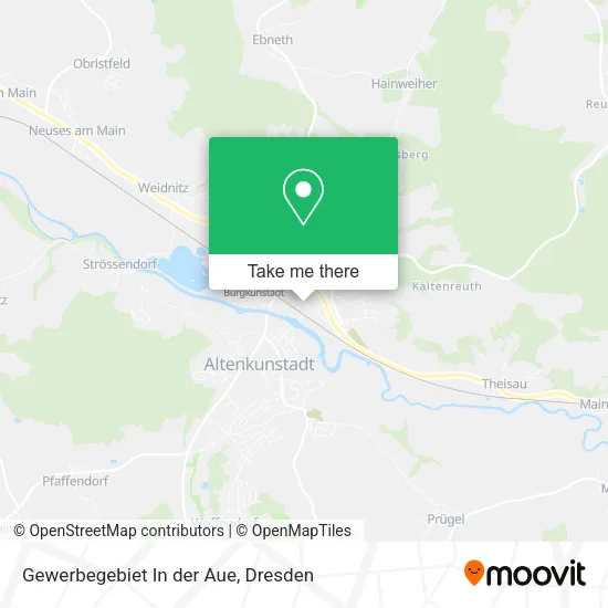 Карта Gewerbegebiet In der Aue