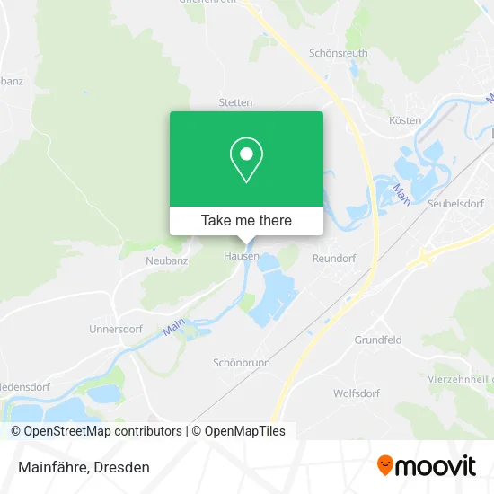 Карта Mainfähre