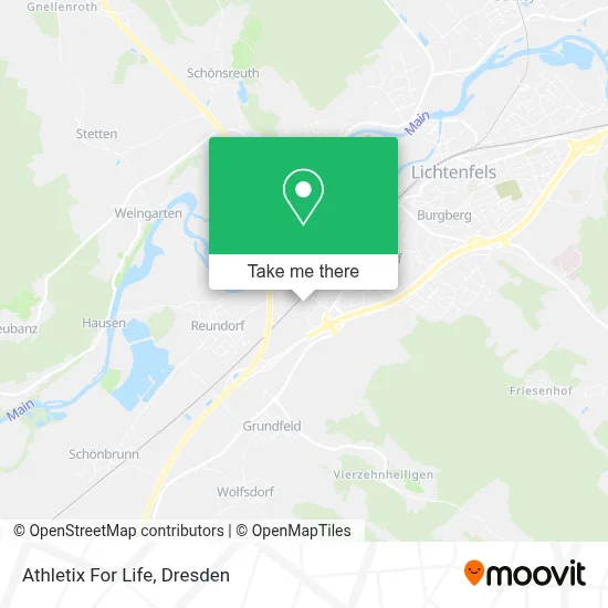Athletix For Life map
