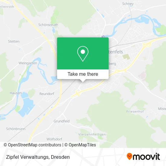 Карта Zipfel Verwaltungs