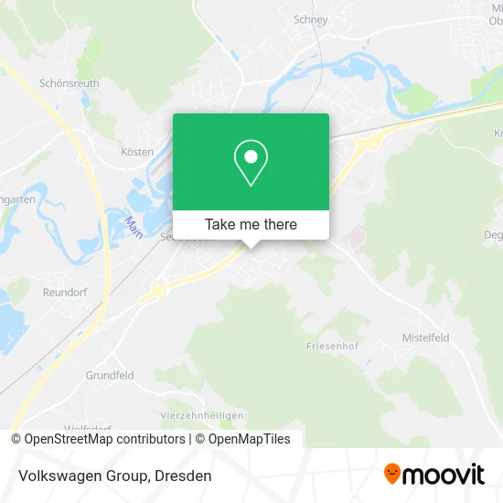 Карта Volkswagen Group