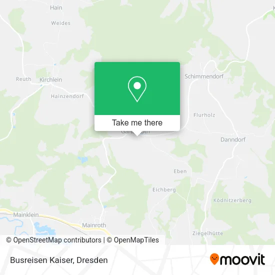 Карта Busreisen Kaiser