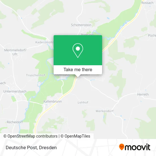 Карта Deutsche Post