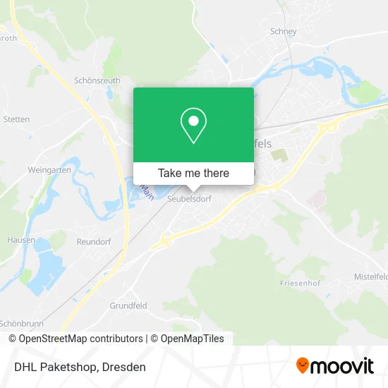 Карта DHL Paketshop