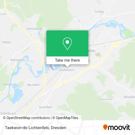 Карта Taekwon-do Lichtenfels