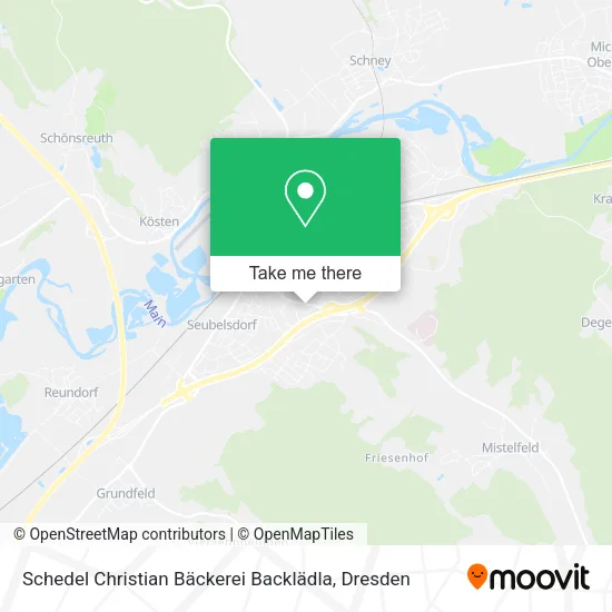 Карта Schedel Christian Bäckerei Backlädla