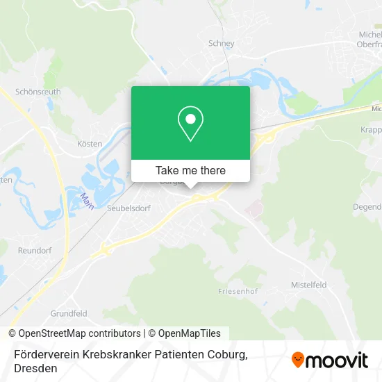 Förderverein Krebskranker Patienten Coburg map
