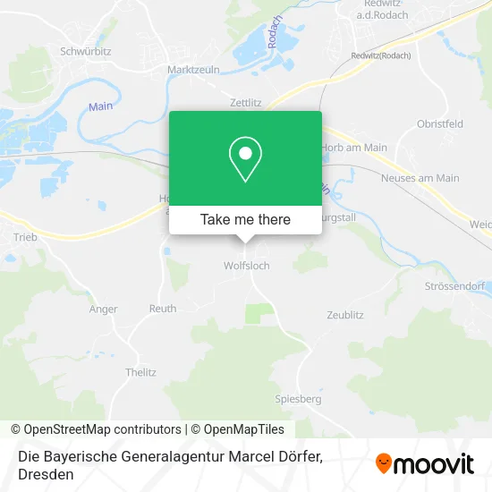 Карта Die Bayerische Generalagentur Marcel Dörfer