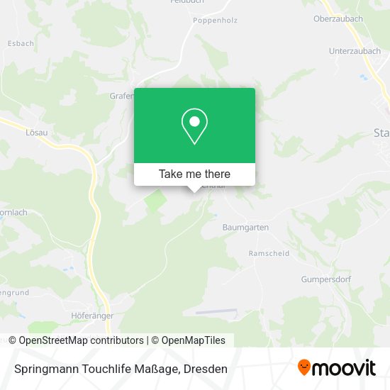 Карта Springmann Touchlife Maßage