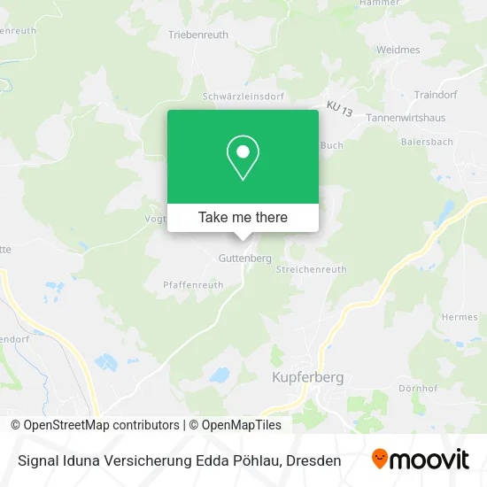 Карта Signal Iduna Versicherung Edda Pöhlau