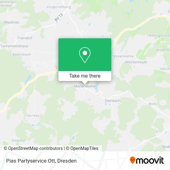 Карта Pias Partyservice Ott